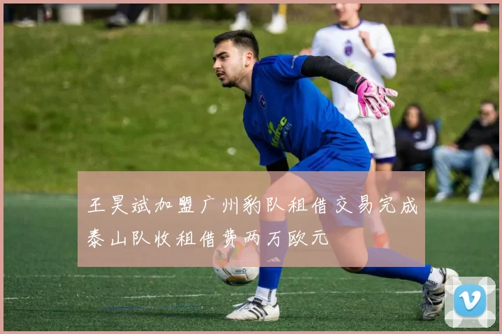 王昊斌加盟广州豹队租借交易完成泰山队收租借费两万欧元